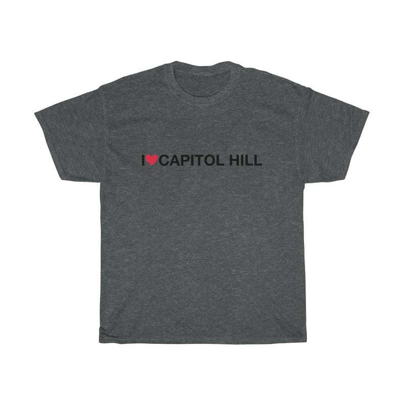 Unisex Heavy Cotton Tee - I love Capitol Hill