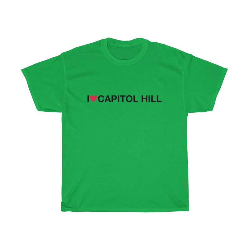 Unisex Heavy Cotton Tee - I love Capitol Hill