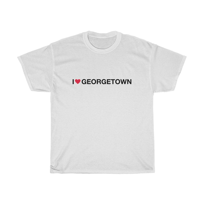 Unisex Heavy Cotton Tee - I love Georgetown