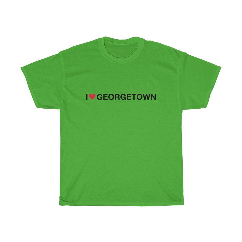 Unisex Heavy Cotton Tee - I love Georgetown