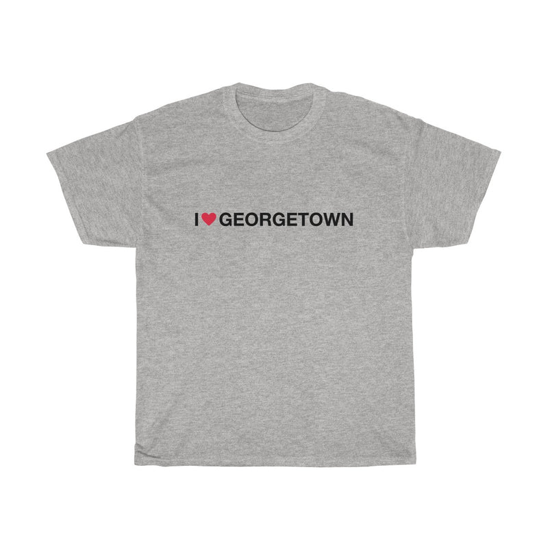 Unisex Heavy Cotton Tee - I love Georgetown