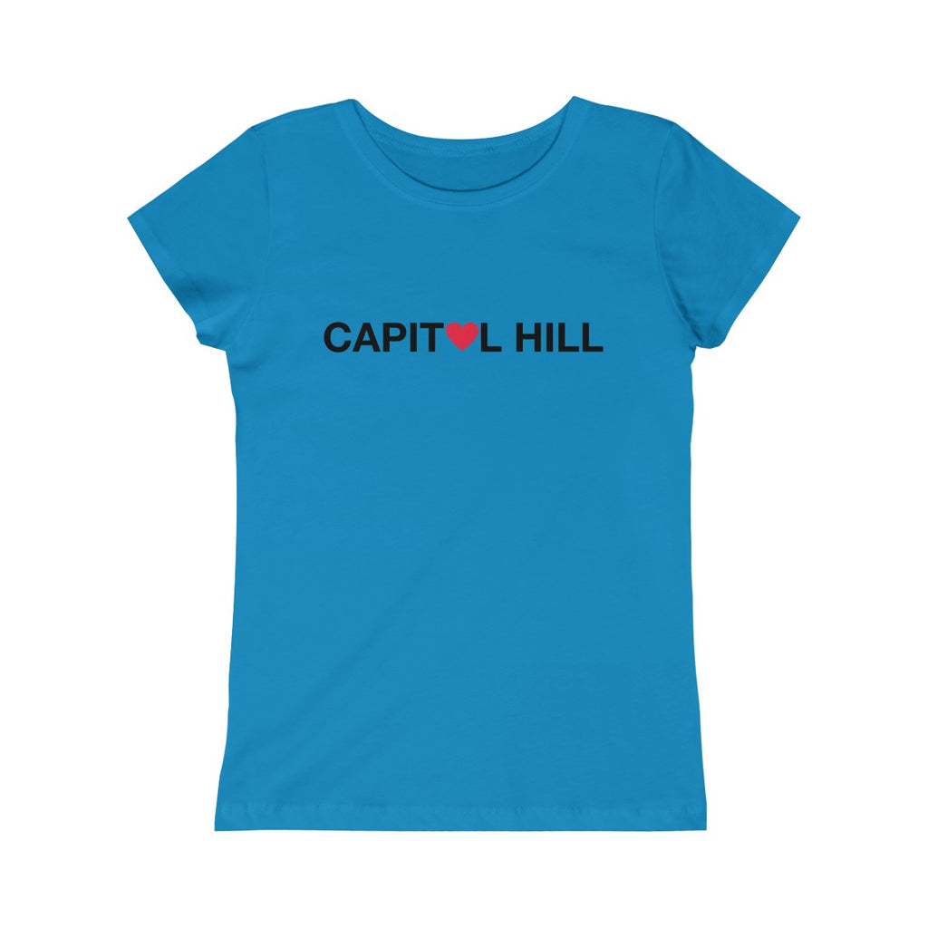 Girls Princess Tee - Heart Capitol Hill – Hillorama
