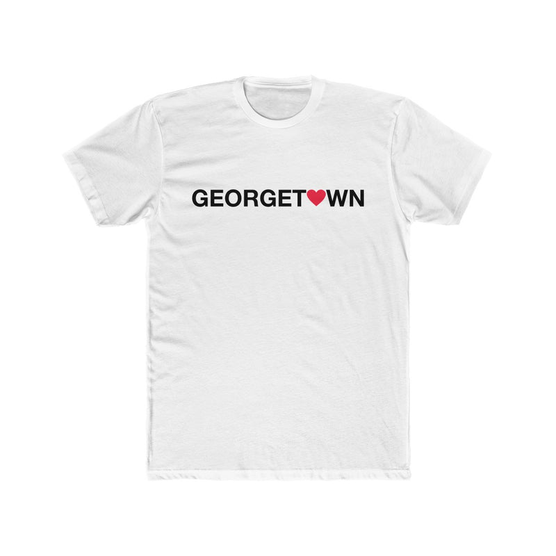 Men's Cotton Crew Tee - Heart Georgetown