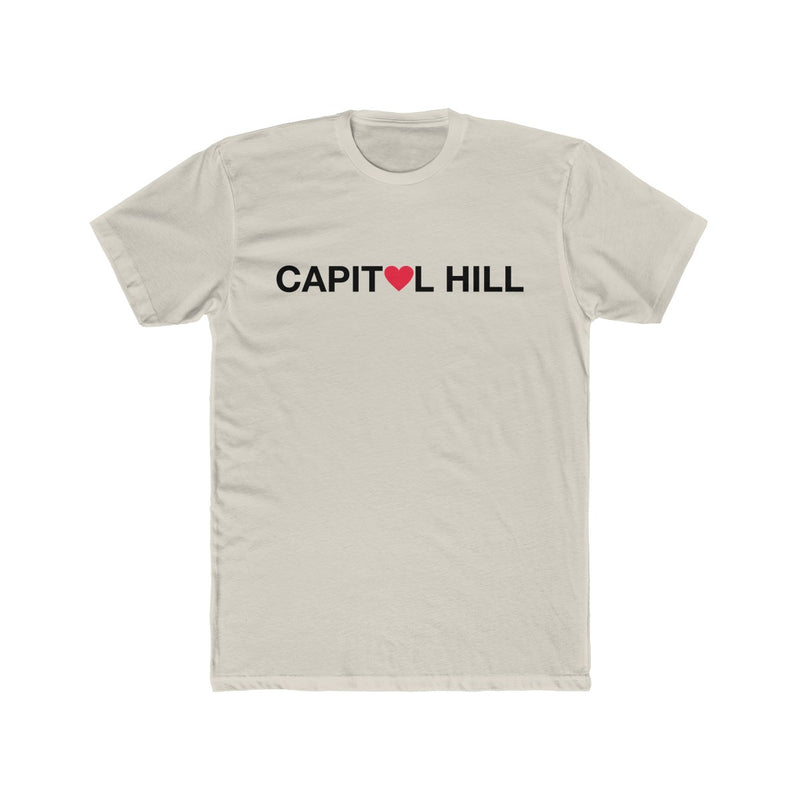 Men's Cotton Crew Tee - Heart Capitol Hill