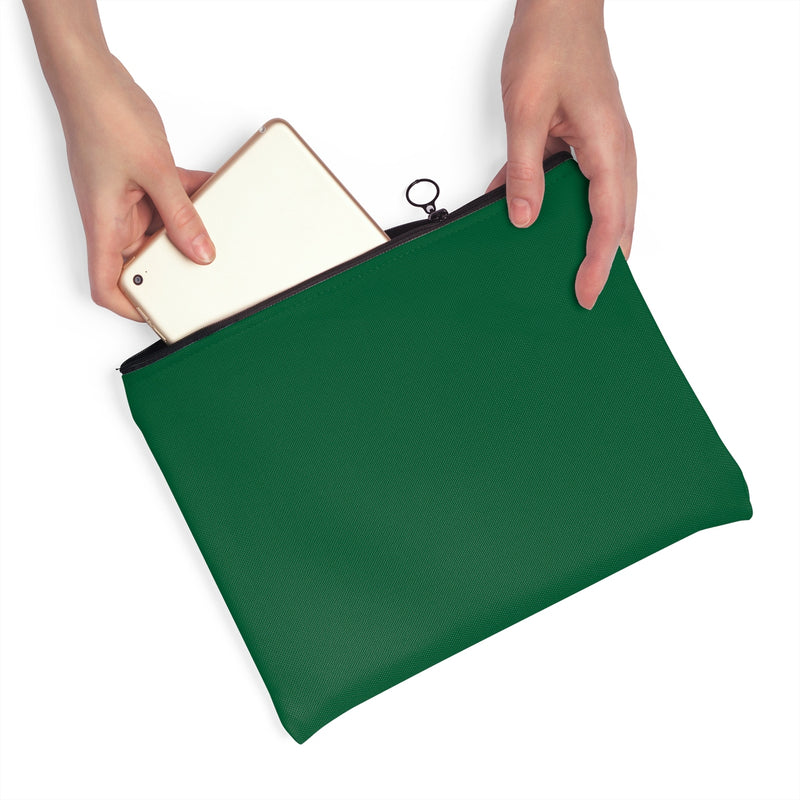 Flat Carry All Pouch - Green, Brent Elementary School