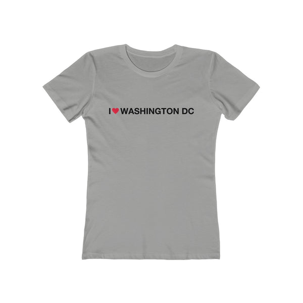 Women's The Boyfriend Tee - I love Washington DC