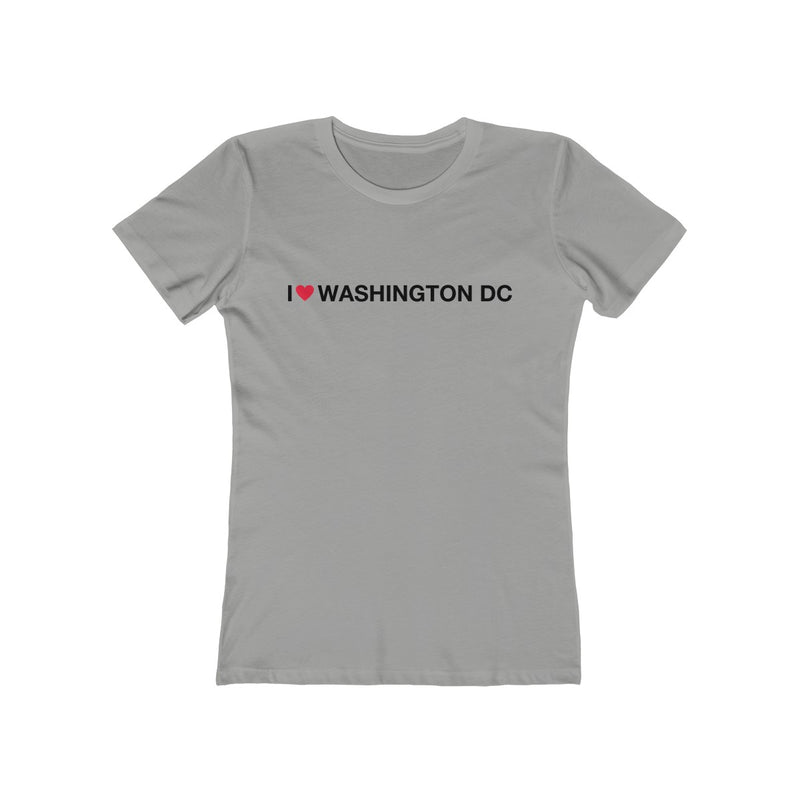 Women's The Boyfriend Tee - I love Washington DC