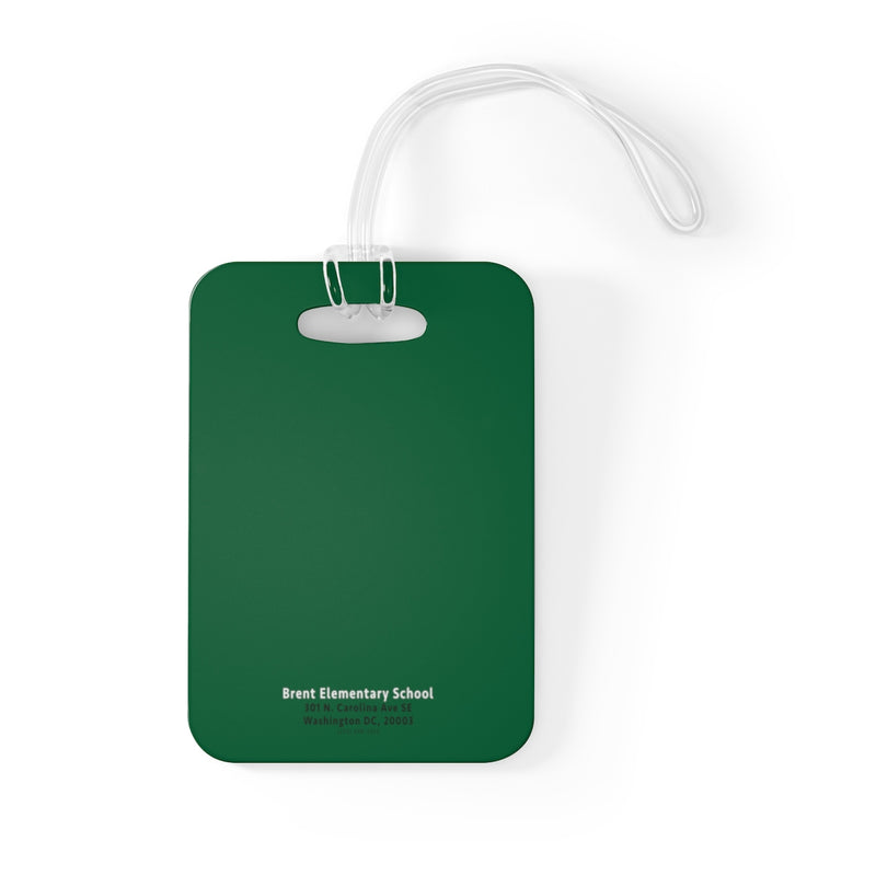 Bag Tag - Green, Brent Elementary School