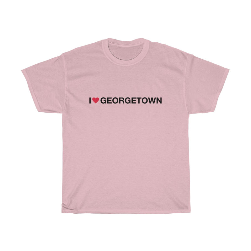 Unisex Heavy Cotton Tee - I love Georgetown