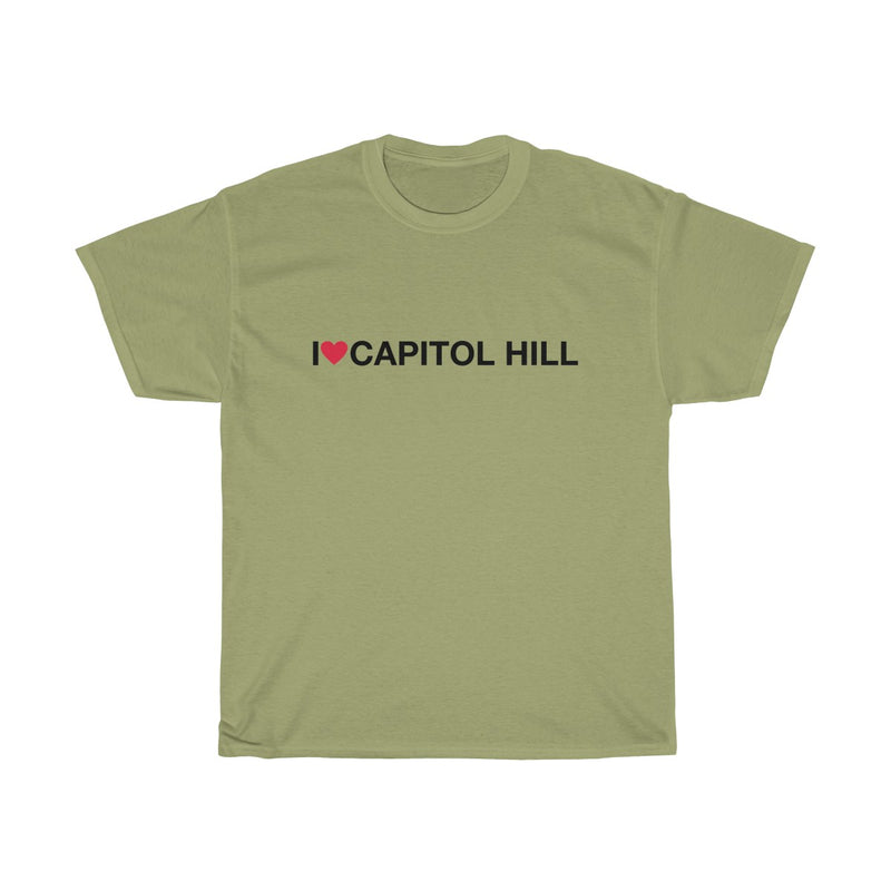 Unisex Heavy Cotton Tee - I love Capitol Hill