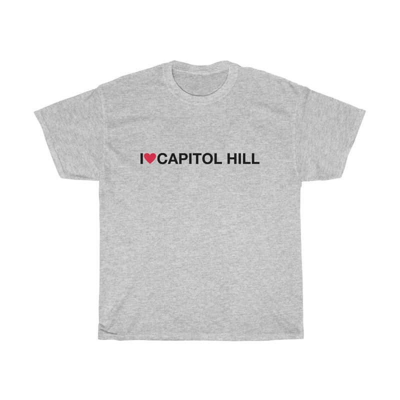 Unisex Heavy Cotton Tee - I love Capitol Hill