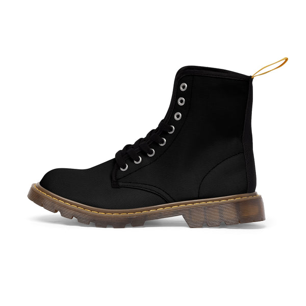 Men's Martin Boots - Black with Brown soles and DC Flag on tongue
