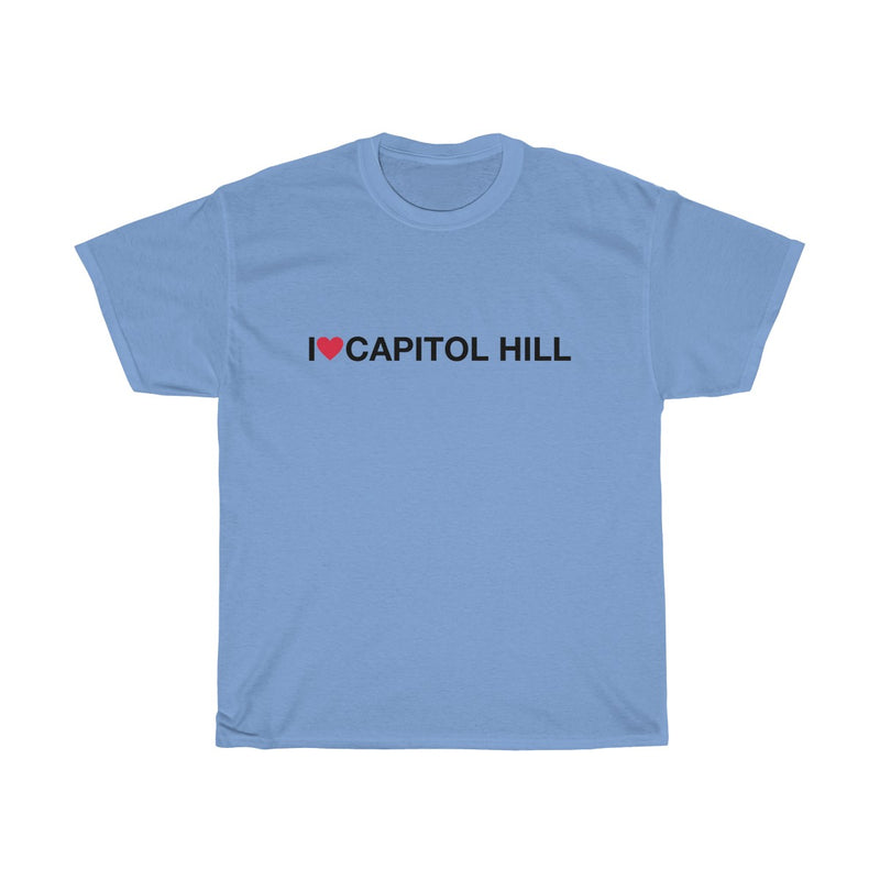 Unisex Heavy Cotton Tee - I love Capitol Hill