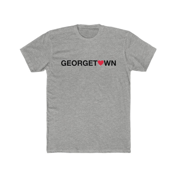 Men's Cotton Crew Tee - Heart Georgetown