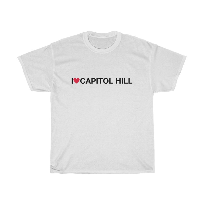 Unisex Heavy Cotton Tee - I love Capitol Hill