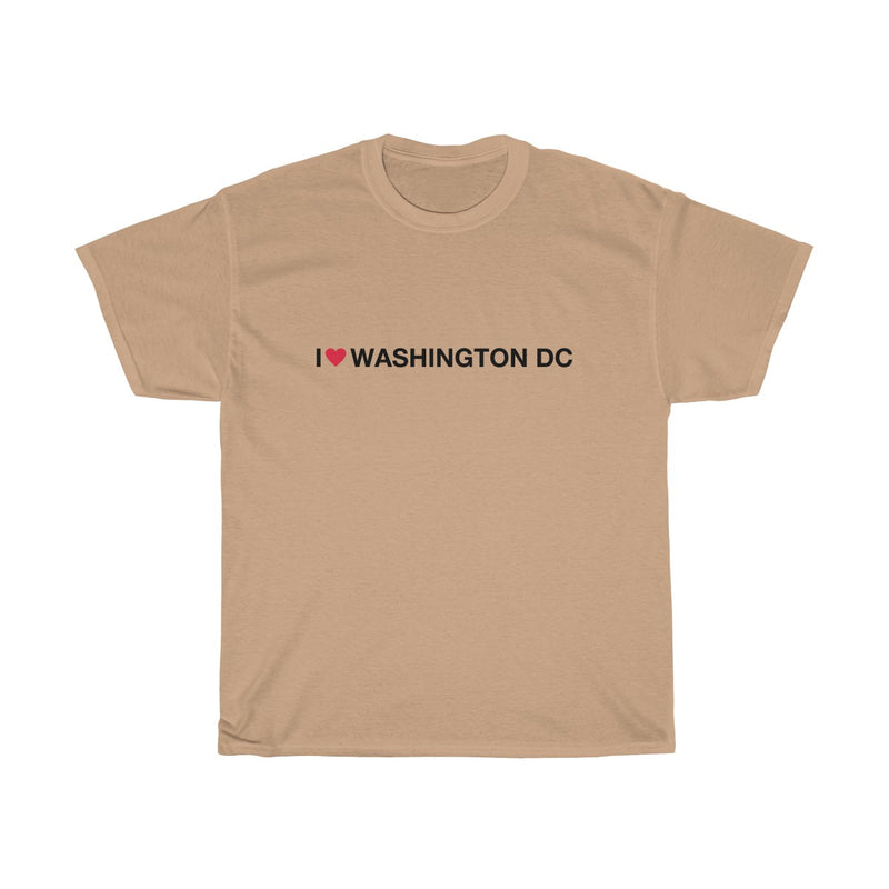 Unisex Heavy Cotton Tee - I love Washington DC