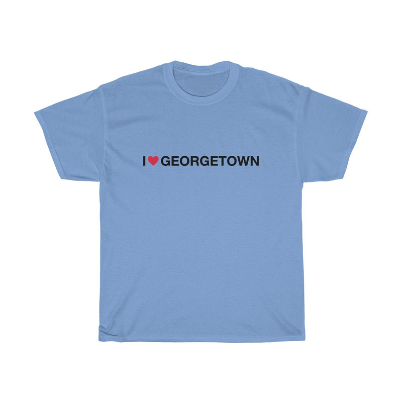 Unisex Heavy Cotton Tee - I love Georgetown