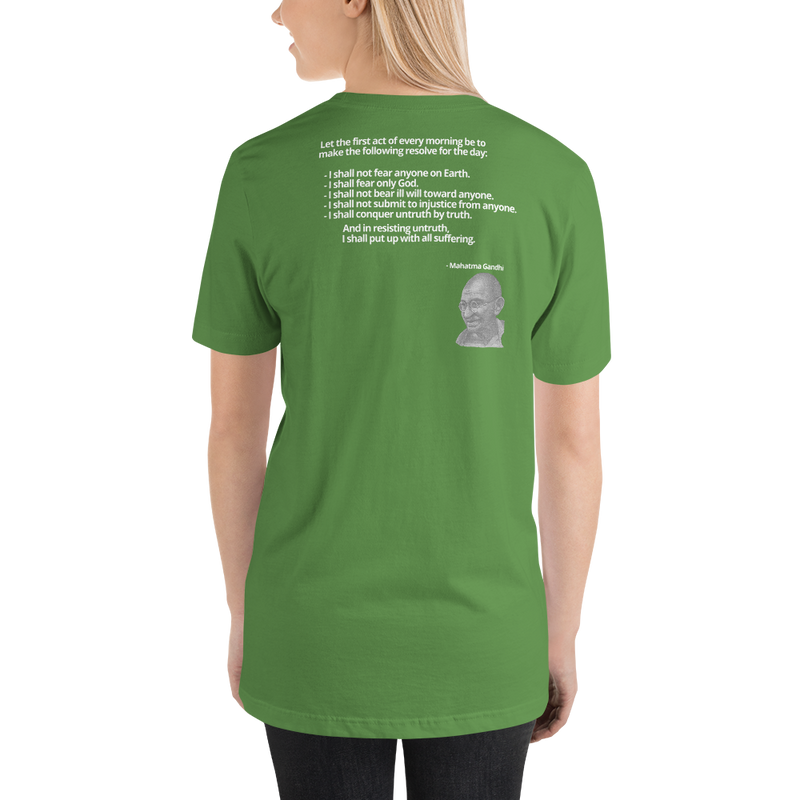 Short-Sleeve Unisex T-Shirt - Gandhi Quote 2