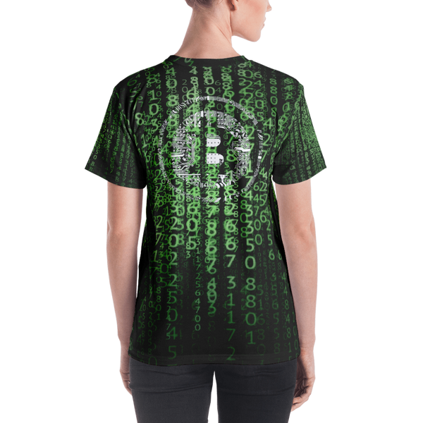 Women's T-shirt - Bitcoin Matrix