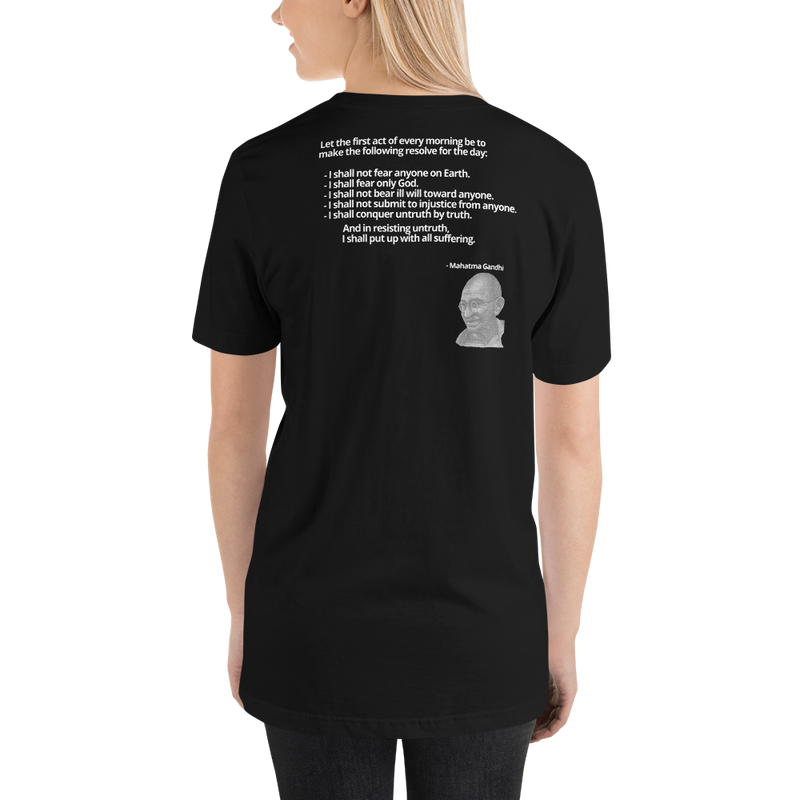 Short-Sleeve Unisex T-Shirt - Gandhi Quote 2