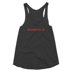 Women's Tri-Blend Racerback Tank - Washington DC