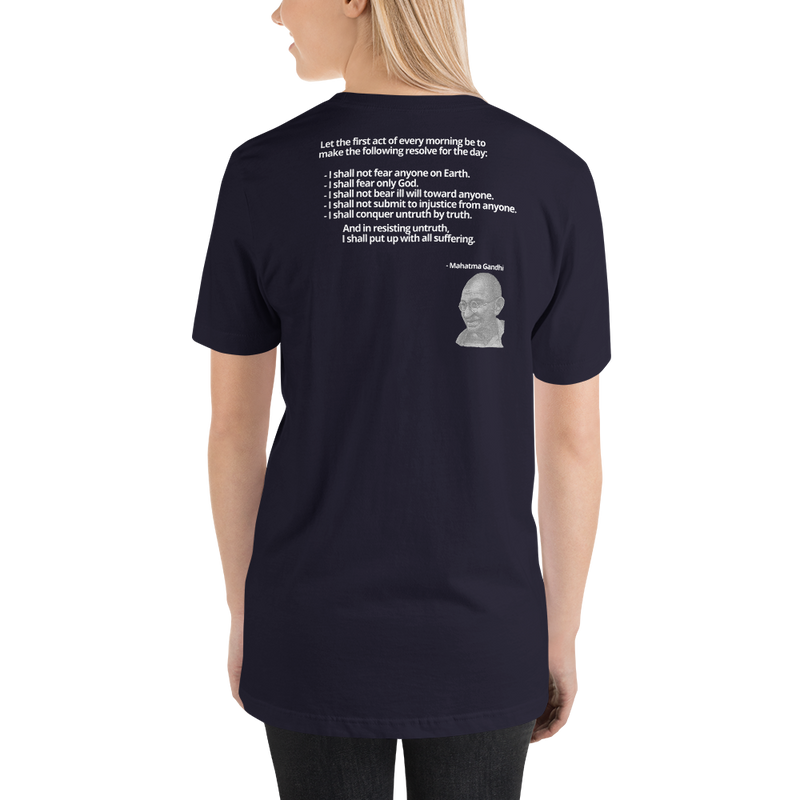 Short-Sleeve Unisex T-Shirt - Gandhi Quote 2