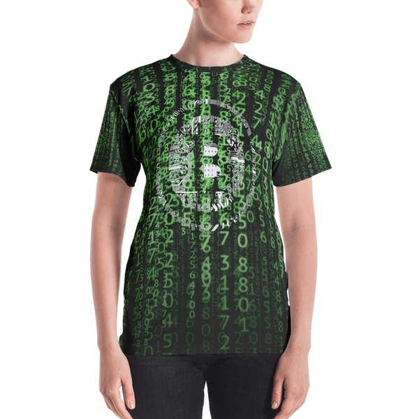 Women's T-shirt - Bitcoin Matrix