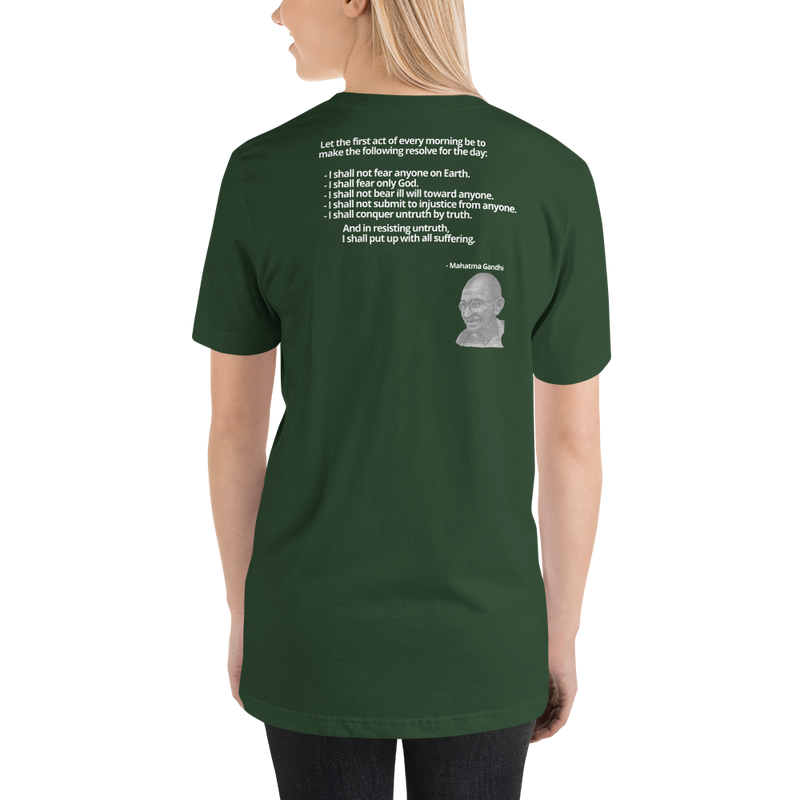 Short-Sleeve Unisex T-Shirt - Gandhi Quote 2