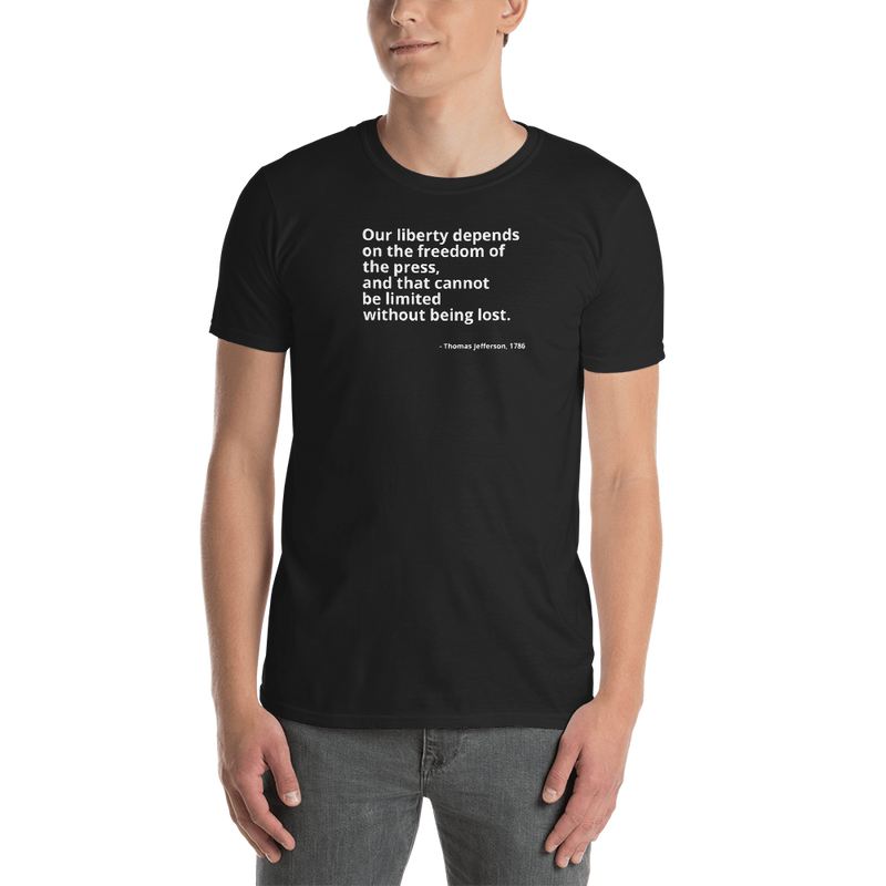 Short-Sleeve Unisex T-Shirt - Thomas Jefferson Quote