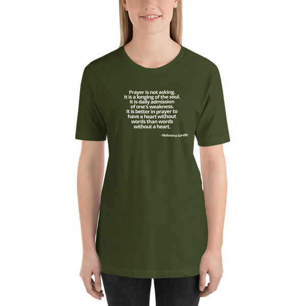 Short-Sleeve Unisex T-Shirt - Gandhi Quote 1