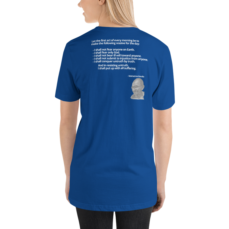 Short-Sleeve Unisex T-Shirt - Gandhi Quote 2