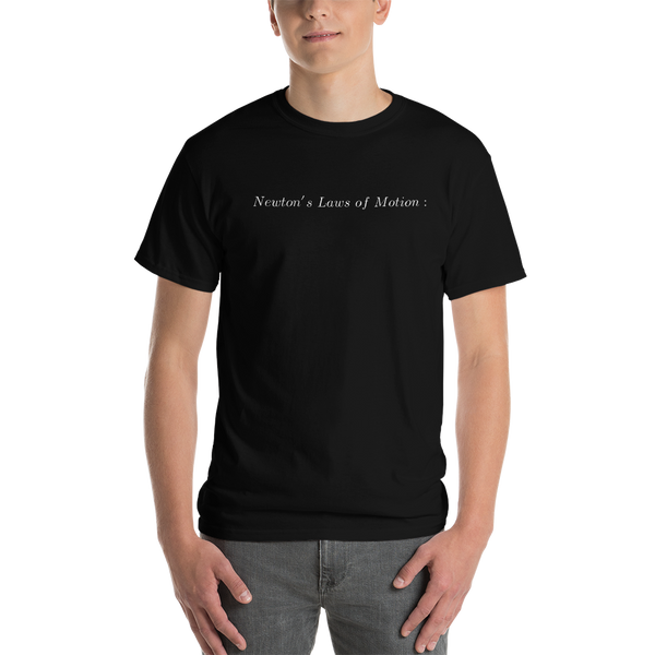 Short-Sleeve T-Shirt - Newtons Laws of Motion