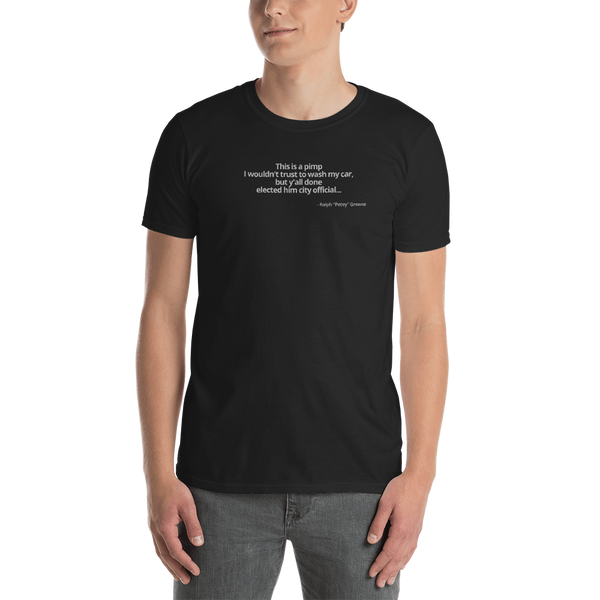 Short-Sleeve Unisex T-Shirt - Petey Green Quote 1