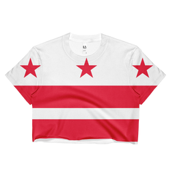 Ladies Crop Top - DC Flag