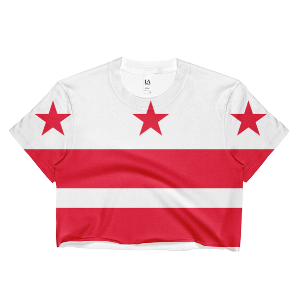 Ladies Crop Top - DC Flag