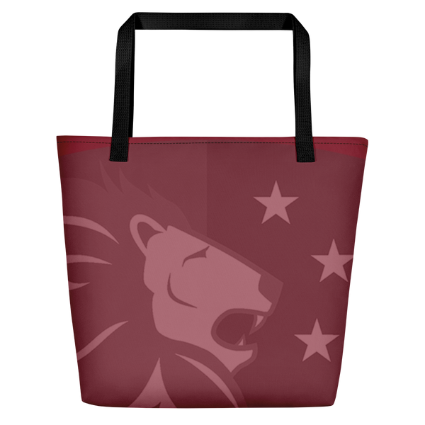 Beach Bag: Washington Latin PCS, latin red base