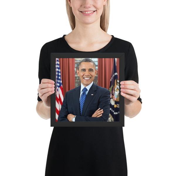 Framed poster - President Obama
