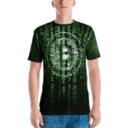 Men's T-shirt - Bitcoin Matrix