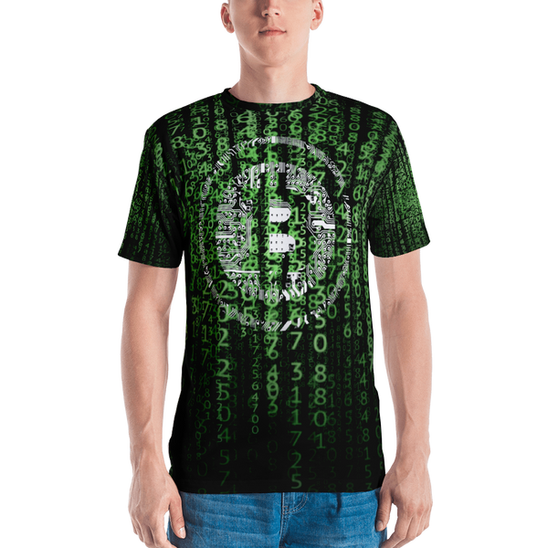Men's T-shirt - Bitcoin Matrix