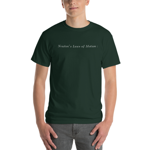 Short-Sleeve T-Shirt - Newtons Laws of Motion