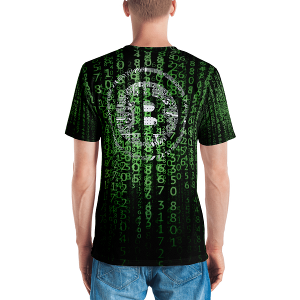 Men's T-shirt - Bitcoin Matrix