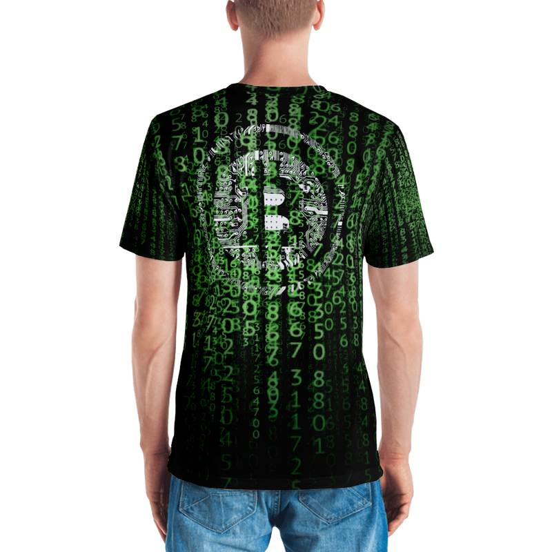 Men's T-shirt - Bitcoin Matrix