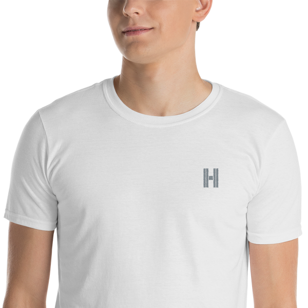 Short-Sleeve Unisex T-Shirt - with embroidered logo