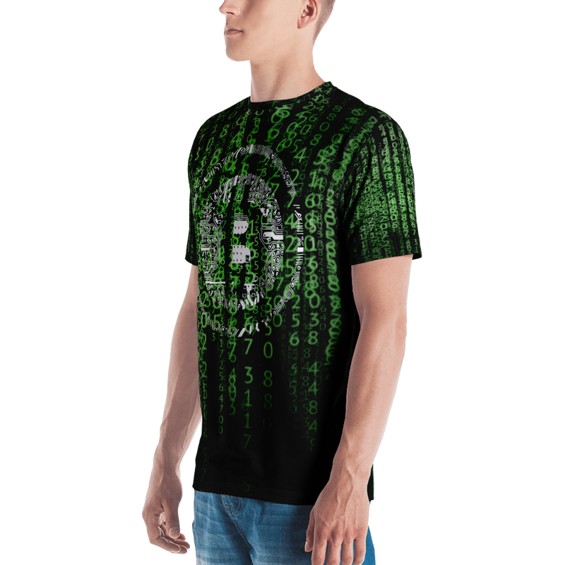 Men's T-shirt - Bitcoin Matrix