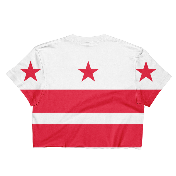 Ladies Crop Top - DC Flag