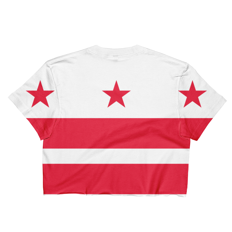 Ladies Crop Top - DC Flag