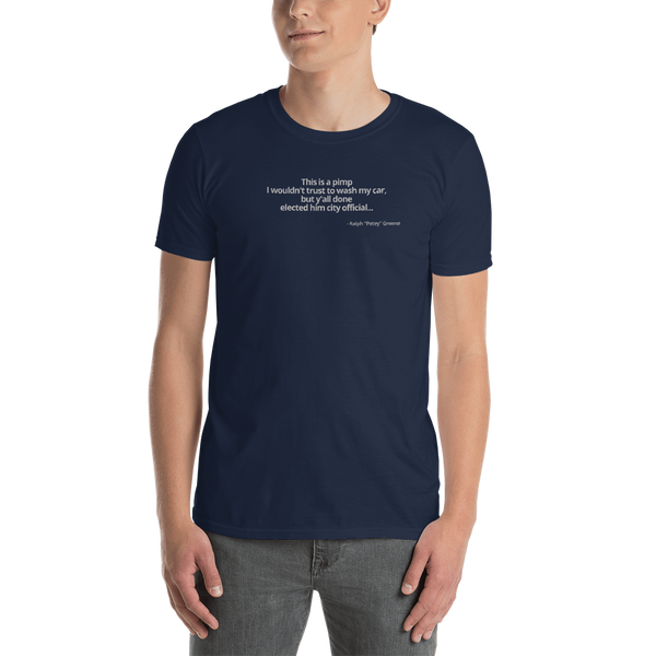 Short-Sleeve Unisex T-Shirt - Petey Green Quote 1
