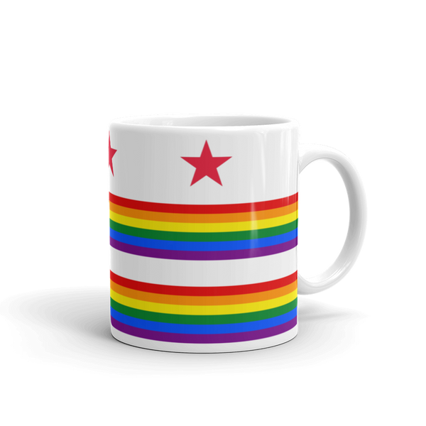 Mug - Rainbow DC Flag