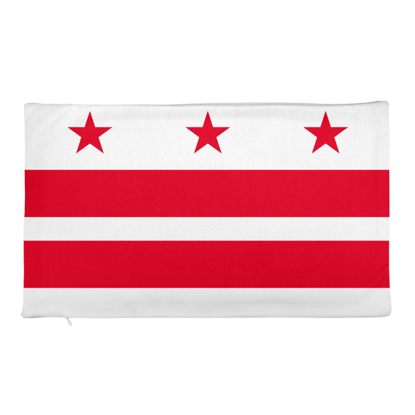 Rectangular Pillow Case only - DC Flag