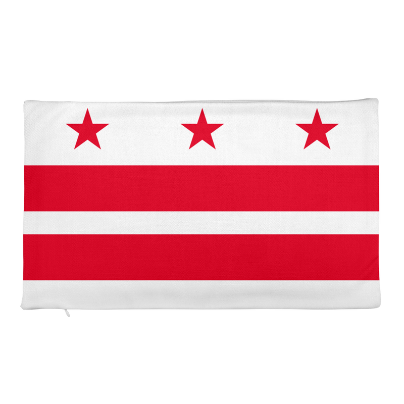 Rectangular Pillow Case only - DC Flag